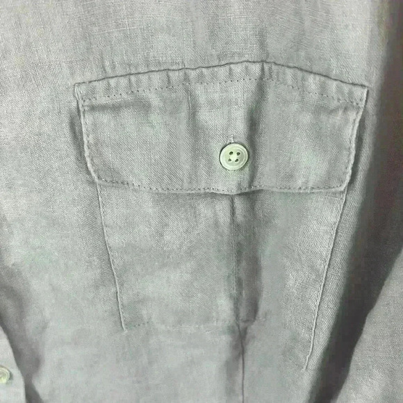 J. Jill Love Linen Lavender Blouse Women’s Sz 2X Long Sleeves Button F… - Picture 4 of 9